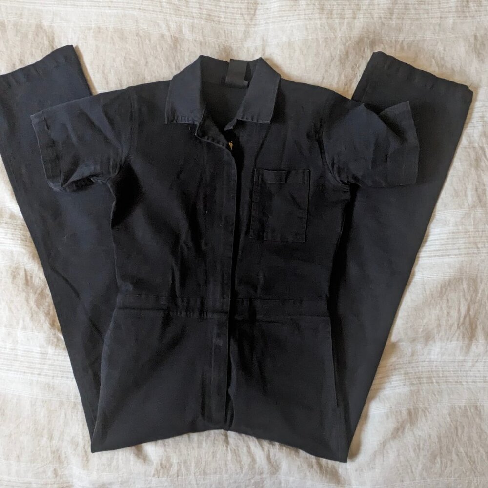 Nooworks Black Twill Coveralls, size small